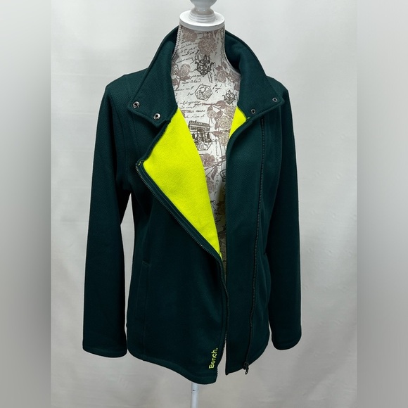 BENCH Teal and yellow full zip jacket size‎ XL - Picture 11 of 15